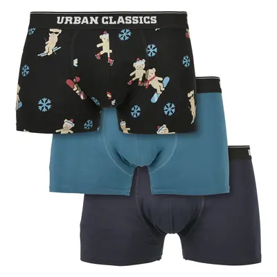 Boxer taglie comode Urban Classics organic x-mas (x3)