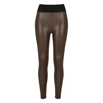 Leggings a vita alta da donna in ecopelle Urban Classics