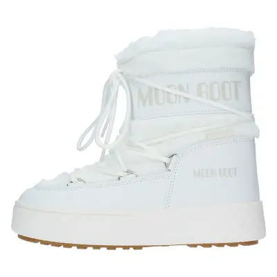 Stivaletti da neve modello LTRACK FAUX FUR MOON BOOT in ecopelliccia e nylon tecnico idrorepelle