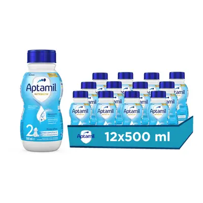 APTAMIL Nutribiotik 2 Latte Proseguimento Liquido 12x500ml 12 Confezioni da 500ml