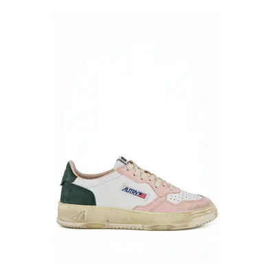 Sneakers Super Vintage Bianche e Rosa