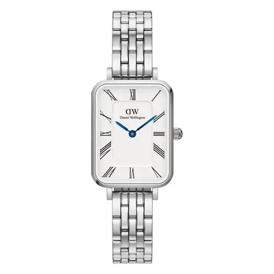 Daniel Wellington DW Orologio Quadro Roman Numerals 5-Link 20x26mm Silver