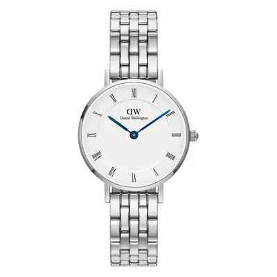 Daniel Wellington DW Orologio Petite Roman Numerals 5-Link Silver 28mm