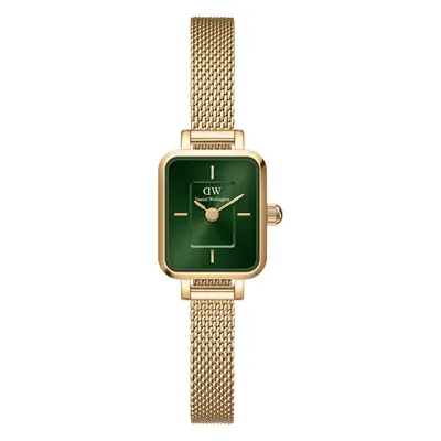 Daniel Wellington DW Orologio Quadro Mini Evergold Emerald 15.4x18.2mm Gold