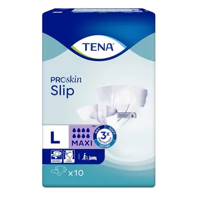 Tena Slip ProSkin Maxi, Pannoloni per Adulti, 92-144 cm, Taglia Large 10 pz