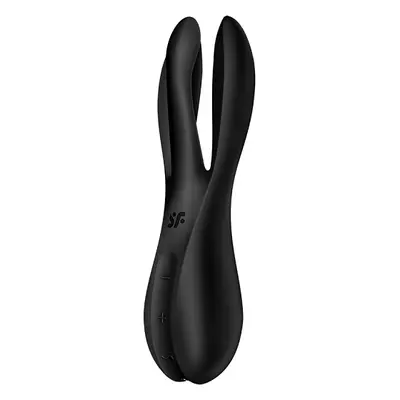 Satisfyer Threesome 2 Black - massaggiatore intimo