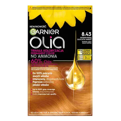 Garnier Olia Tinta per Capelli 8.43 Rame Dorato Intenso