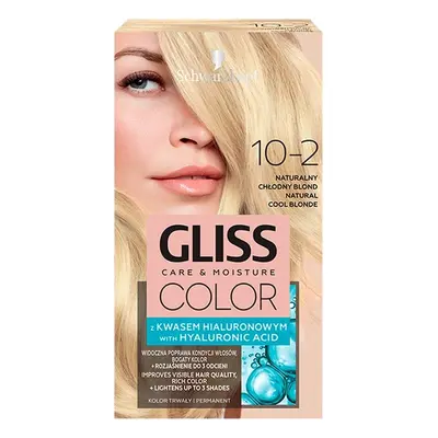 Gliss Color 10-2 Biondo Freddo Naturale Tintura per Capelli