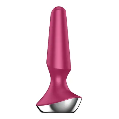 Satisfyer Massaggiatore Plug-ilicious 2 Connect App Berry plug anale