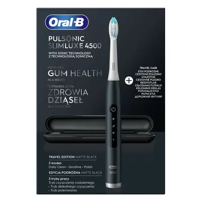 Oral-B Spazzolino Elettrico Pulsonic Slim Luxe 4500 Nero