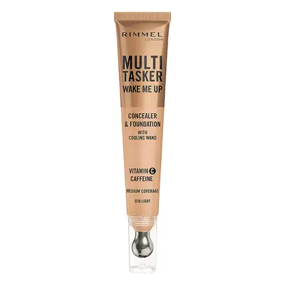 Rimmel Multitasker Wake Me Up Correttore 2in1, 030 Light