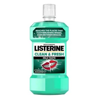 Listerine Collutorio Clean & Fresh 500 ml 500 ml