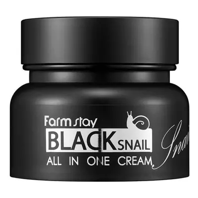 Farmstay Black Snail Crema Viso Nutriente con Estratto di Bava di Lumaca 100 g 100 g