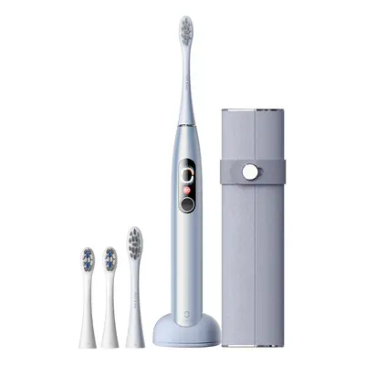 Oclean Set X Pro Digital Argento, 4 Testine + Custodia