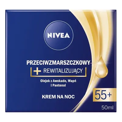 Nivea Crema Antirughe + Rivitalizzante Notte 55+ 50 ml 50 ml