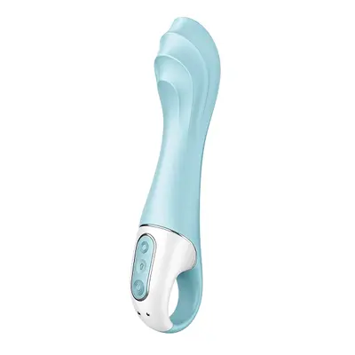 Satisfyer Air Pump Vibrator 5+ Blue - massaggiatore intimo