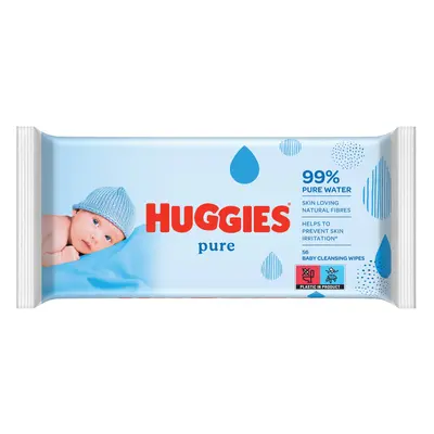 Huggies Salviettine Pure Single Pack 56 pezzi