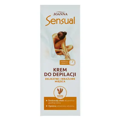 Joanna Sensual Crema Depilatoria per Zone Sensibili Latte di Avena 100 g 100 g