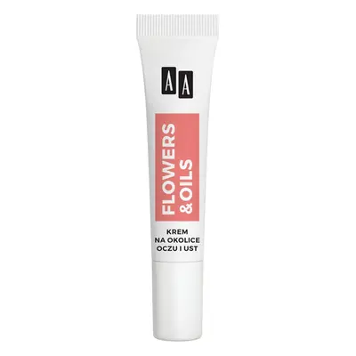 AA Flowers & Oils 65+ Effetto Lifting Crema Anti-Rughe per Contorno Occhi e Labbra 15 ml 15 ml