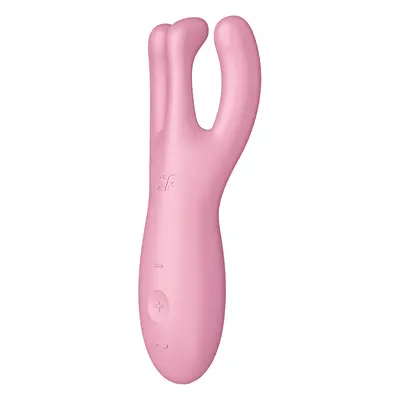 Satisfyer Massaggiatore Threesome 4 Connect App Pink - massaggiatore intimo