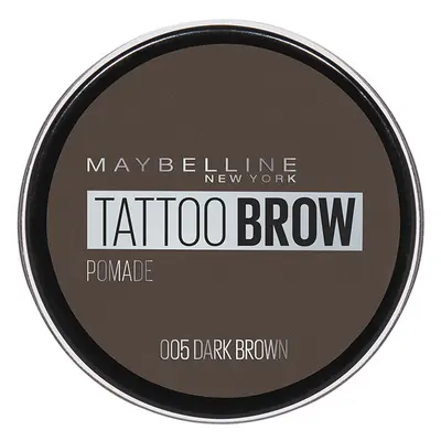 Maybelline Tattoo Brow Pomata per Sopracciglia, 05 3.5 ml Dark Brown