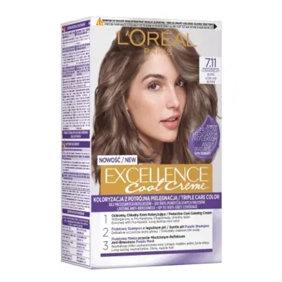 L’Oréal Excellence Tinta per Capelli Cool Creme 7.11