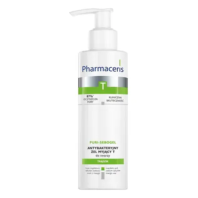 Pharmaceris T Puri-Sebogel Gel Detergente Antibatterico per il Viso 190 ml 190 ml