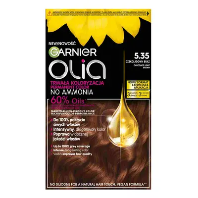 Garnier Olia Tinta per Capelli 5.35 Cioccolato Castano Chiaro