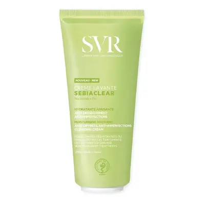 SVR Sebiaclear Crème Lavante Crema Detergente Lenitiva per Pelle Acneica e Sensibile 200 ml 200 