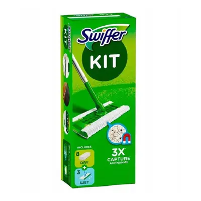 Swiffer Mop + Ricariche Asciutte e Umide