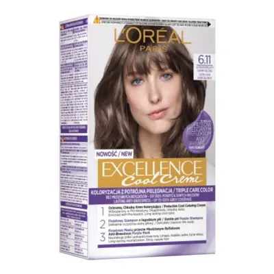 L’Oréal Excellence Tinta per Capelli Cool Creme 6.11