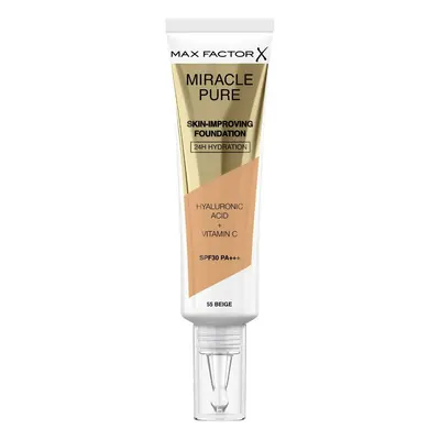 Max Factor Miracle Pure Foundation 55 Beige 30 ml Beige