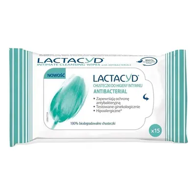 Lactacyd Salviette per Igiene Intima Antibatteriche 15 pz