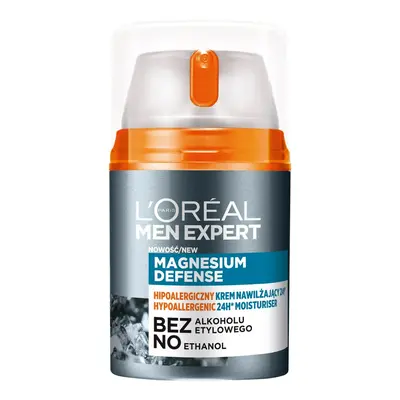 L’Oréal Men Expert Magnesium Defense Crema Idratante Ipoallergenico 24H 50 ml 50 ml