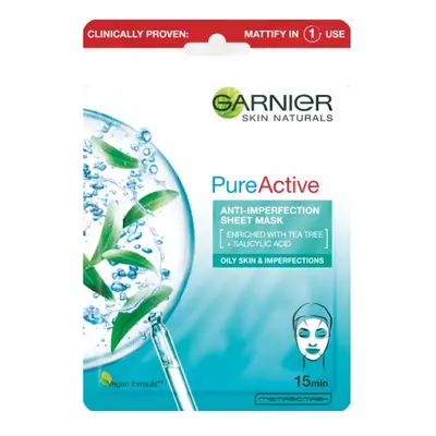 Garnier Skin Naturals Pure Active Maschera in Tessuto 28 g 28 g