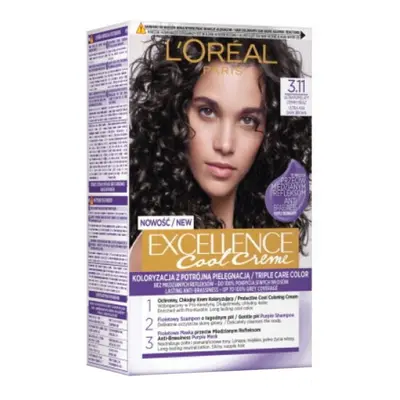 L’Oréal Excellence Tinta per Capelli Cool Creme 3.11