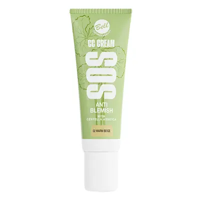 Bell SOS CC Cream Crema Illuminante, 02 Warm Beige