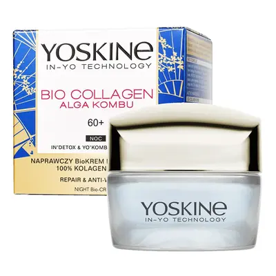 Yoskine Sea Collagen Crema Rigenerante Bio con Collagene Marino 60+ Notte 50 ml 50 ml