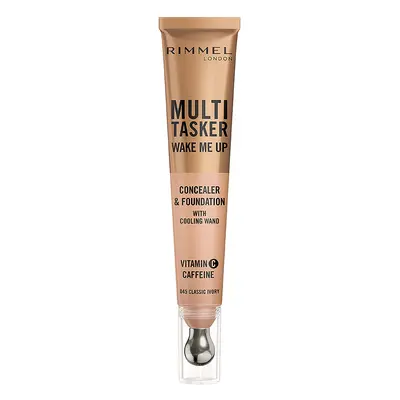 Rimmel Multitasker Wake Me Up Correttore 2in1, 025 Rose Ivory