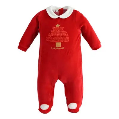 Tutina il mio primo natale 4 1288 neonata ido mini rosso