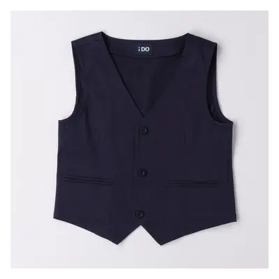 Gilet smanicato per cerimonia 4.6468 ragazzo ido navy