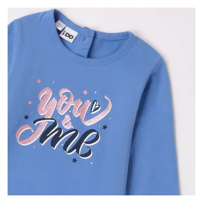 T-shirt you & me 4.7343 best price bambina ido azzurro