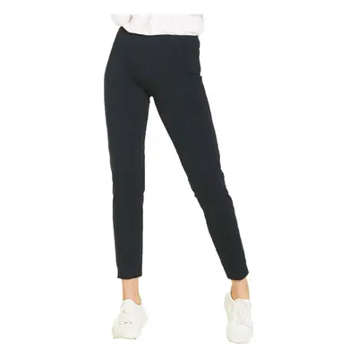 Pantalone in maglia denim elasticizzata 70714y donna ragno nero