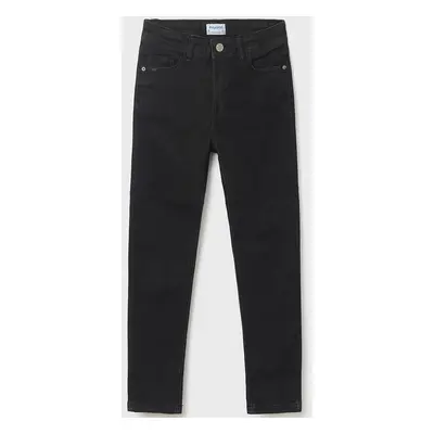 Jeans denim elasticizzato 557 ragazza mayoral nero