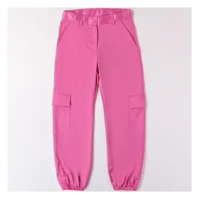 Pantalone cargo elegante 4a895 ragazza ido rosa