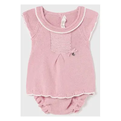 Completo maglia e culotte in tricot 1248 per neonata mayoral rosette