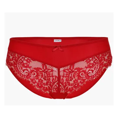 Slip glamour lace di pizzo lovable rosso