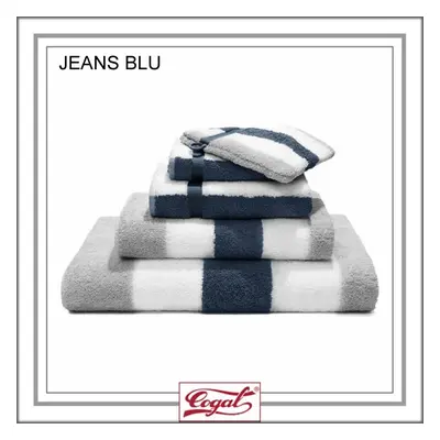 Set asciugamani vancouver cogal - jeans blu