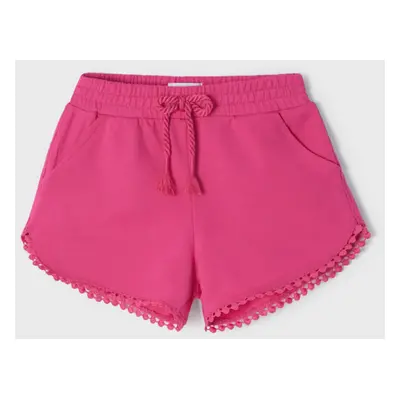 Pantaloncino short tinta unita 607 basico bambina mayoral limone