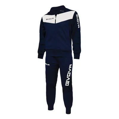 Tuta da uomo visa in triacetato tr018 givova blu bianco